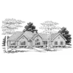 House Plan Front of Home 051D-0105