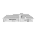 Ranch House Plan Rear Elevation - Calista Ranch Home 051D-0105 - Search House Plans and More