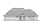 Ranch House Plan Rear Elevation - Willenbrock Ranch Home 051D-0106 - Shop House Plans and More