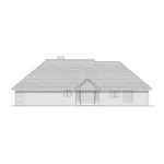 Neoclassical House Plan Rear Elevation - Willenbrock Ranch Home 051D-0106 - Shop House Plans and More