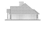 Ranch House Plan Right Elevation - Willenbrock Ranch Home 051D-0106 - Shop House Plans and More