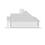 Neoclassical House Plan Right Elevation - Willenbrock Ranch Home 051D-0106 - Shop House Plans and More