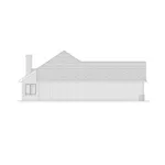 Ranch House Plan Left Elevation - Carmichael Ranch Home 051D-0107 - Search House Plans and More