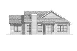Neoclassical House Plan Rear Elevation - Pear Blossom Traditional Home 051D-0108 - Shop House Plans and More