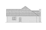 Colonial House Plan Right Elevation - Constance Georgian Home 051D-0115 - Search House Plans and More