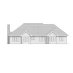 Neoclassical House Plan Rear Elevation - Antonio Traditional Home 051D-0123 - Search House Plans and More