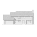 Tudor House Plan Rear Elevation - Kennerley Country Home 051D-0124 - Search House Plans and More