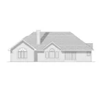 Traditional House Plan Rear Elevation - Bamberger Place Ranch Home 051D-0126 - Search House Plans and More