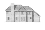 Colonial House Plan Rear Elevation - Marlette Traditional Home 051D-0127 - Shop House Plans and More