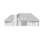 Traditional House Plan Rear Elevation - Vivian Place Traditional Home 051D-0134 - Shop House Plans and More