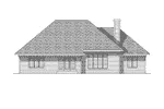 Traditional House Plan Rear Elevation - Sheryl Ann Country Home 051D-0135 - Shop House Plans and More