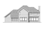 Traditional House Plan Rear Elevation - Summerglen Traditional Home 051D-0136 - Shop House Plans and More