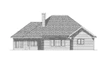 Traditional House Plan Rear Elevation - Riviera Run Traditional Home 051D-0137 - Shop House Plans and More