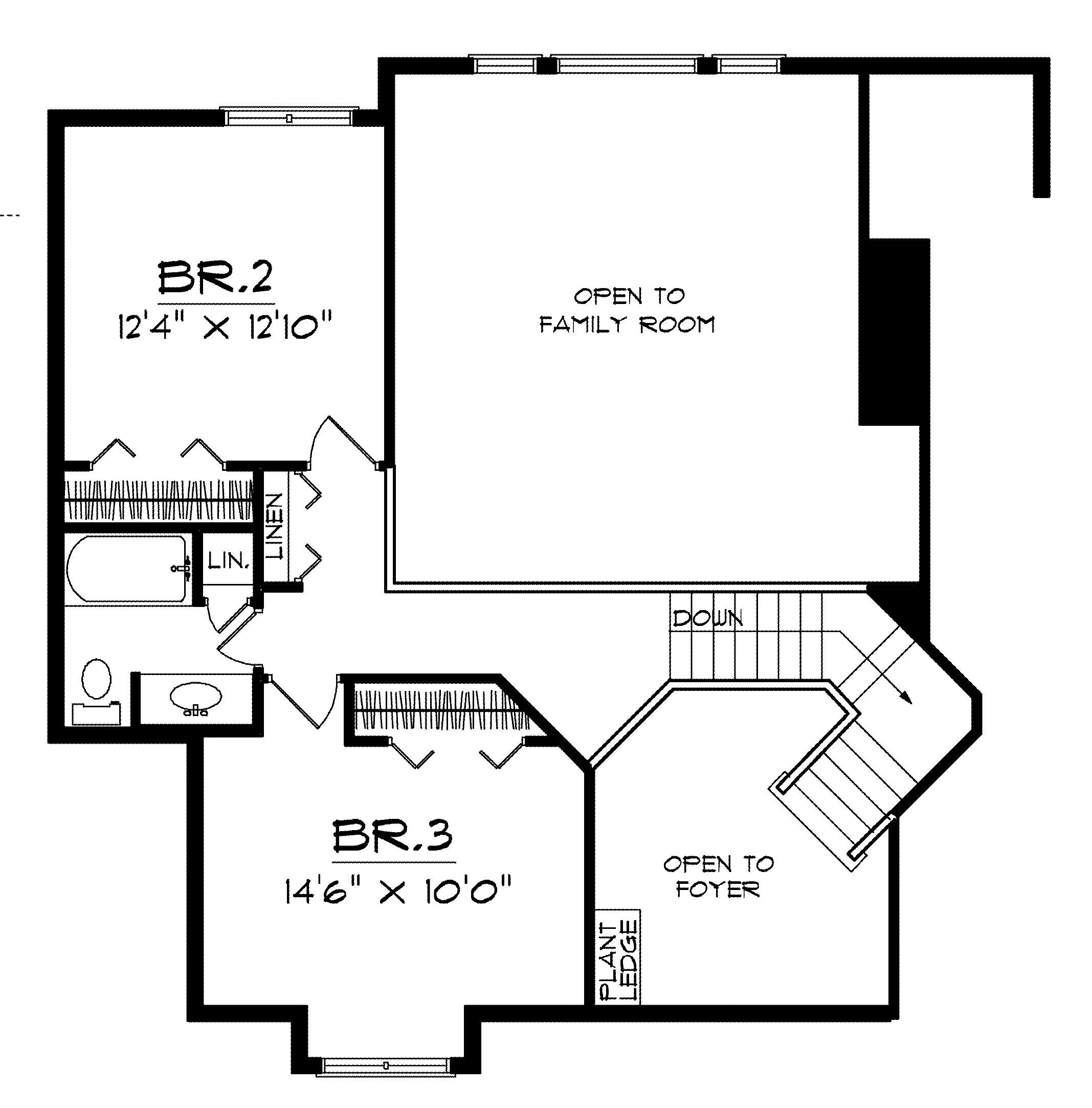 Traditional House Plan Second Floor - Fratelli Traditional Home 051D-0138 - Search House Plans and More