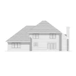 Traditional House Plan Rear Elevation - Barclay Farm Traditional Home 051D-0139 - Search House Plans and More