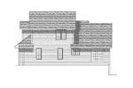 Traditional House Plan Rear Elevation - Kardelle Multi-Level Home 051D-0141 - Search House Plans and More