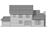 Traditional House Plan Rear Elevation - Abner Farm Traditional Home 051D-0143 - Search House Plans and More