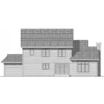 Traditional House Plan Rear Elevation - Abner Farm Traditional Home 051D-0143 - Search House Plans and More