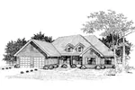 House Plan Front of Home 051D-0148