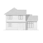 Traditional House Plan Rear Elevation - Rockhampton Narrow Lot Home 051D-0154 - Shop House Plans and More