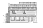 Traditional House Plan Rear Elevation - Indianwood Traditional Home 051D-0158 - Search House Plans and More