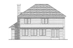 Country House Plan Rear Elevation - Faust Traditional Home 051D-0159 - Search House Plans and More