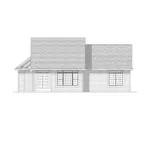 Country House Plan Rear Elevation - Lenard Traditional Home 051D-0161 - Shop House Plans and More