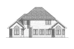 Southern House Plan Rear Elevation - Sarcosey Traditional Home 051D-0165 - Shop House Plans and More