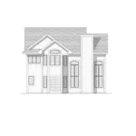 Modern House Plan Rear Elevation - Webmoor Traditional Home 051D-0167 - Shop House Plans and More