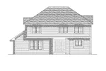 Country House Plan Rear Elevation - Homestead Acres Country Home 051D-0171 - Search House Plans and More