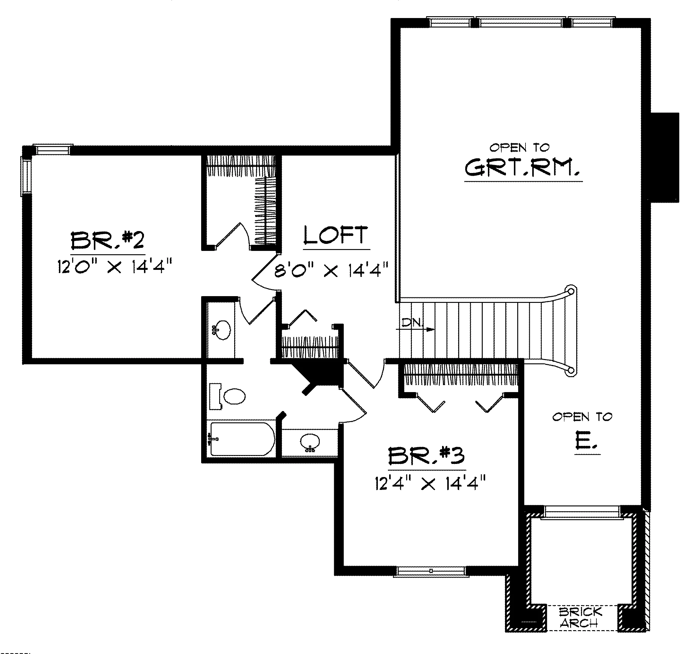 European House Plan Second Floor - Wesmeade Two-Story Home 051D-0175 - Shop House Plans and More