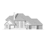 Victorian House Plan Rear Elevation - Godfrey Traditional Home 051D-0180 - Search House Plans and More