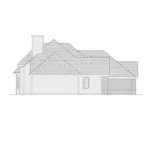 Ranch House Plan Left Elevation - Gurnee Mill Traditional Home 051D-0182 - Search House Plans and More