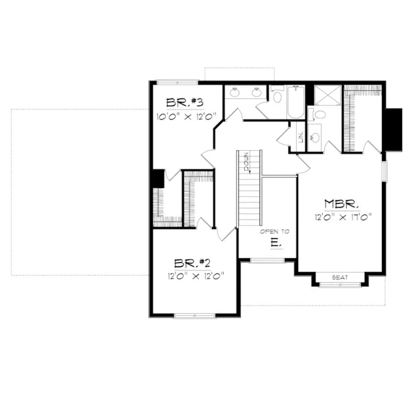 Country House Plan Second Floor - Westmoreland Place Country Home 051D-0206 - Shop House Plans and More