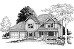 Gratifying Traditional Two-Story Design
