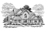 High Styled Traditional Design With Multiple Gables