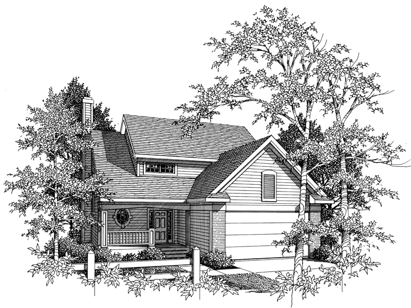 Private, Traditional Home Design