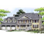 Grand Farmhouse Style Home Is Loaded With Curb Appeal