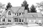 Southern House Plan Front Image of House - Lander Shingle Style Home 051D-0258 - Shop House Plans and More