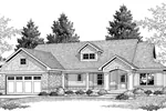 House Plan Front of Home 051D-0261