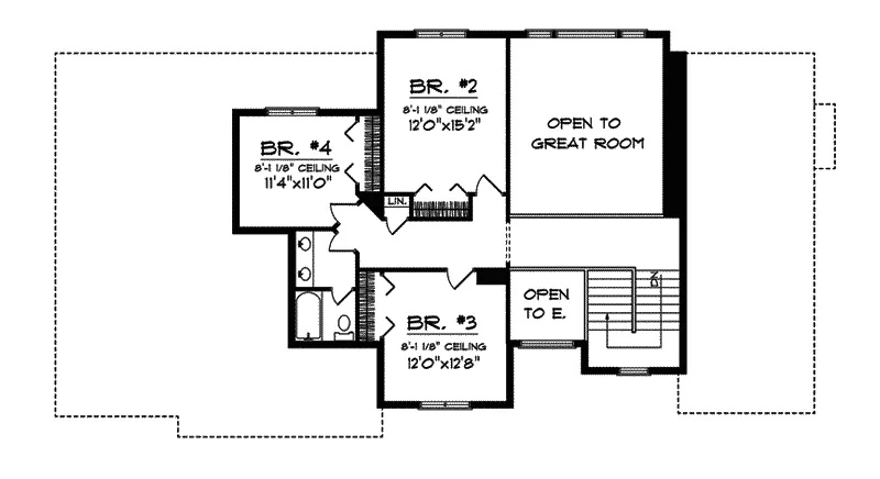 European House Plan Second Floor - Pacifica Luxury Home 051D-0307 - Shop House Plans and More