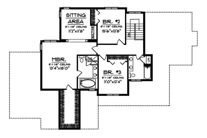 Farmhouse Plan Second Floor - Cleavon Traditional Farmhouse 051D-0316 - Search House Plans and More