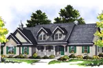 Cape Cod Style Home With Sizable Roof Dormers