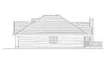 Ranch House Plan Right Elevation - Sanibel Cove Sunbelt Ranch Home 051D-0381 - Shop House Plans and More