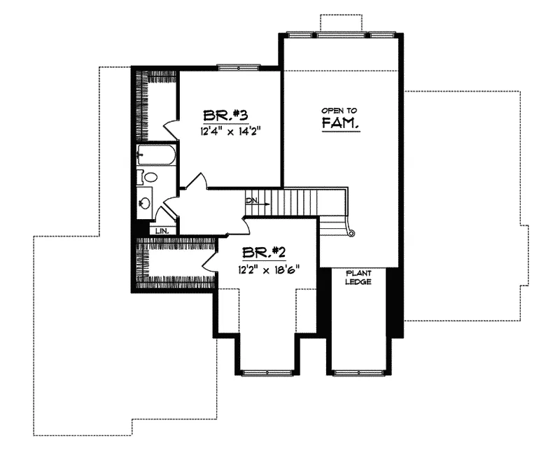 Country House Plan Second Floor - Cornwell Farm Country Home 051D-0387 - Search House Plans and More
