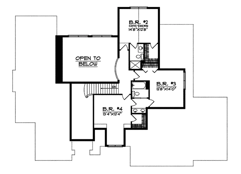European House Plan Second Floor - Birkenhead Luxury Home 051D-0398 - Search House Plans and More