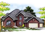 Traditional House Plan Front of House 051D-0425