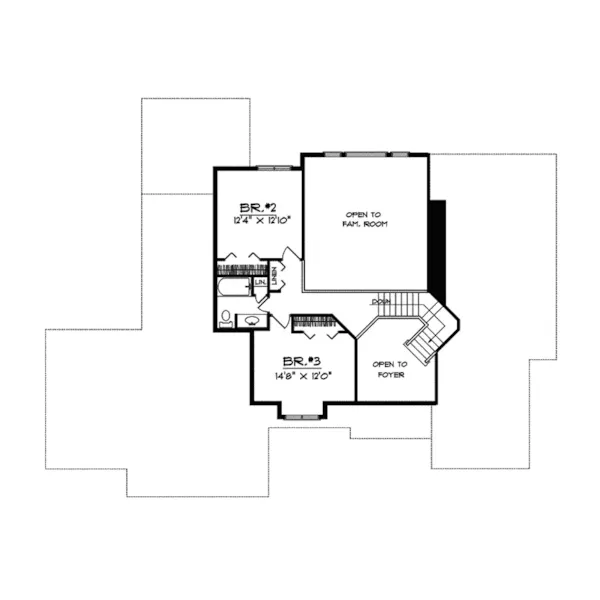 Country House Plan Second Floor - Hartwig Traditional Home 051D-0426 - Search House Plans and More