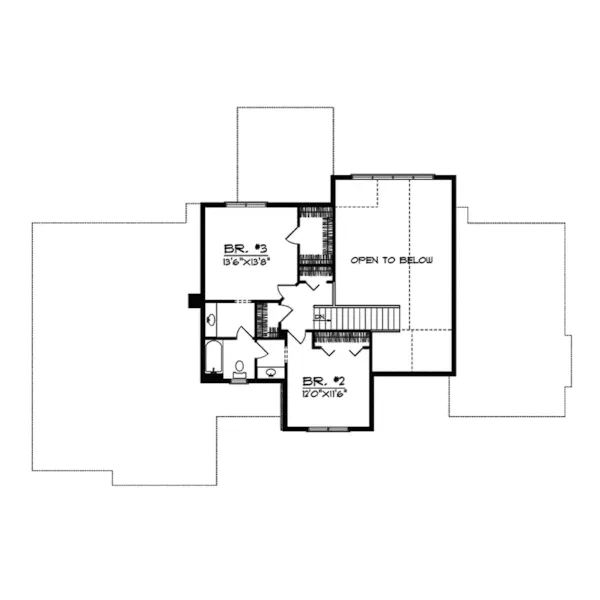 Luxury House Plan Second Floor - Fitwell Traditional Home 051D-0430 - Search House Plans and More