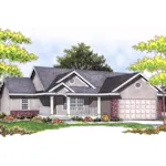 House Plan Front of Home 051D-0486